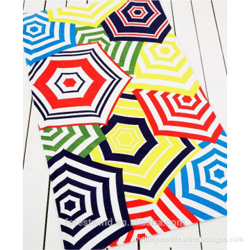 Promotional/Wholesaler Printed Stripe Beach Towel Cotton